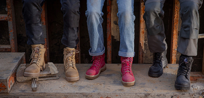 steel blue safety shoes